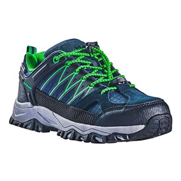 Black Crevice Kinder Trekkingschuhe, Wasserdicht, Low, Navy/grün, 32