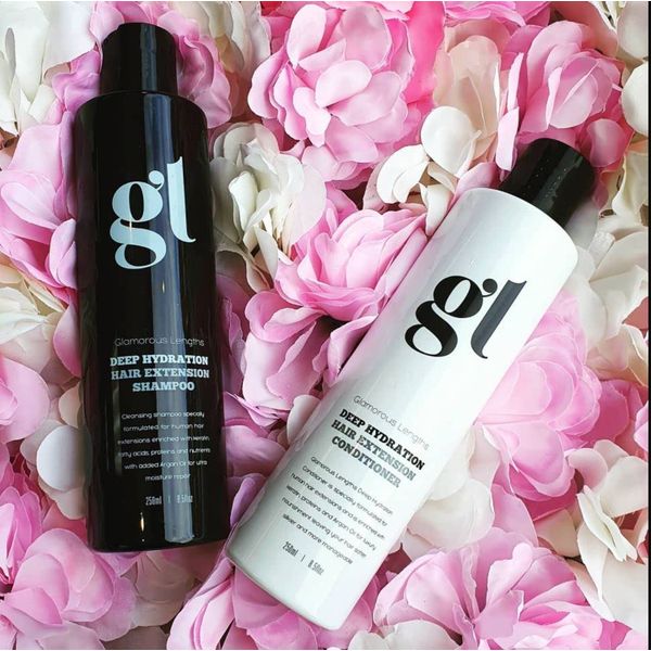 GL Deep Hydration Shampoo and Conditioner set infused with Argan Oil Keratin Protein & Coconut Extract -(2x250ml)