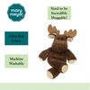 Mary Meyer Marshmallow Junior Moose Soft Toy, 9-Inch