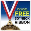 2" Splash Baseball Medal Award, Silver Splash Baseball Trophy Award Includes Custom Engraving Prime