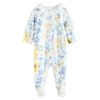 NEXT 3er-Pack Babyschlafanzüge mit Blumenmuster Blau 1 Monat
