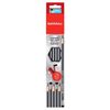 NATARAJ Pencils -  12 x Premium 2B Pencils With Rubber Tip + Sharpener Pack