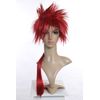 Prettyland C413 - Final Fantasy Reno Spiky Long Hair Red Cosplay Wig
