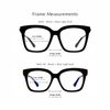 DIFF Bella Designer Square Computer Blue Light Blocking Glasses Women Oversized, Cream Tortoise