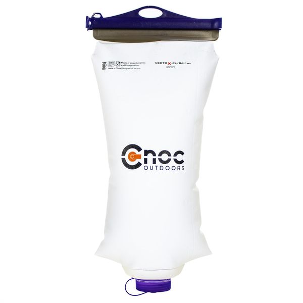 Cnoc Outdoors VectoX 2L Durable Water Container, 42mm Thread, Purple