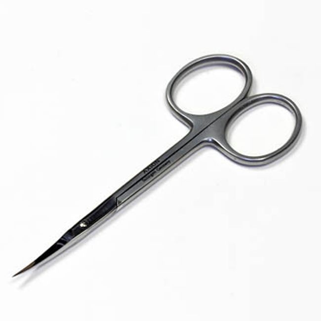 Solingen (Germany) AXiON<br> Long handle eyebrow/cuticle scissors (curved tip/extra fine)<br> #slg009191