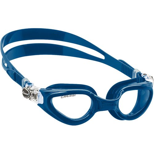 CRESSI Right Goggles Blue Metal - Adult Goggles for Swimming, Pool and Water Sports, Anti Fog 100% Anti UV, Blue Metal, One Size
