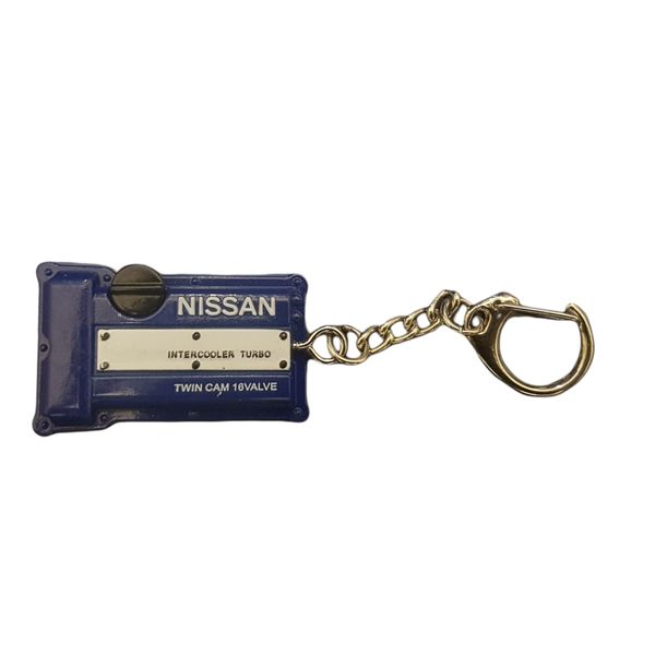 Silvia S13 / S14 - SR20DET engine Key Chain JDM - Blue