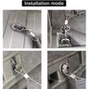Envelope Style Trunk Cargo Net Storage Organizer Bag +Hook Car Rear Universal
