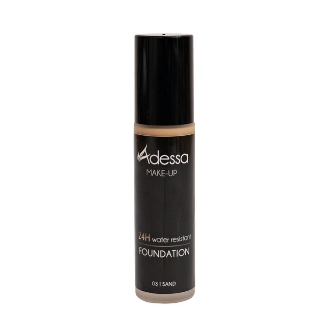 Adessa MAKE-UP 24H water resistant FOUNDATION "SAND", 30ml