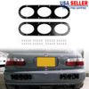 Aluminum Universal Car Rear Bumper Race Air Diversion Diffuser Panel Black USA