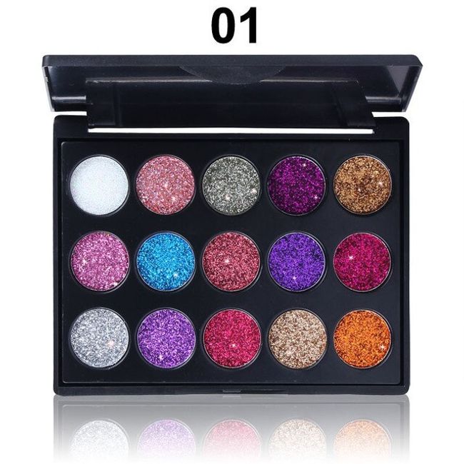 Lip Palette Cmaadu Eyeshadow Palette Metallic Brightening Cosmetics Long Lasting Highlight Diamond Tray Makeup Pigment