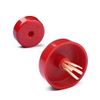 Knorr Prandell Straw Splitter, red, One Size
