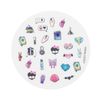 Nice Group - Monster High Nail Kit, 3 Pack Nail Polish and Stickers