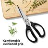 OXO Good Grips Kitchen & Herb Stainless Steel Scissors, Silver/Black