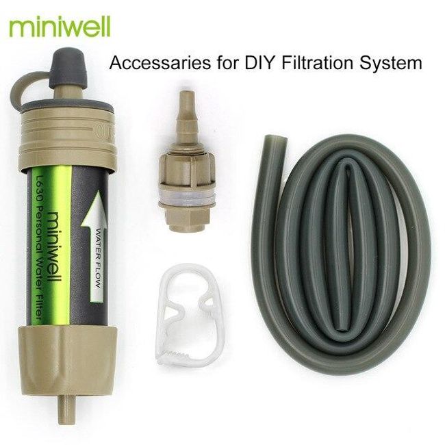 Outdoor hiking camping water filter for filtering water in emergency survival  situation