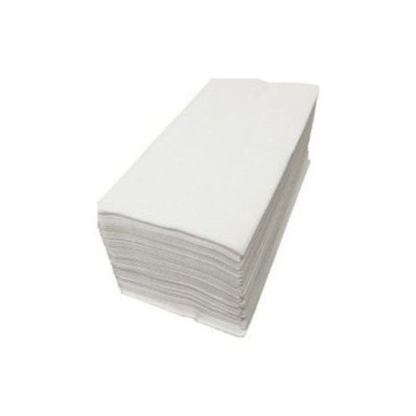 Ply nahukin White Solid 45 cm Square 8 Fold 100 Piece x20 Pack