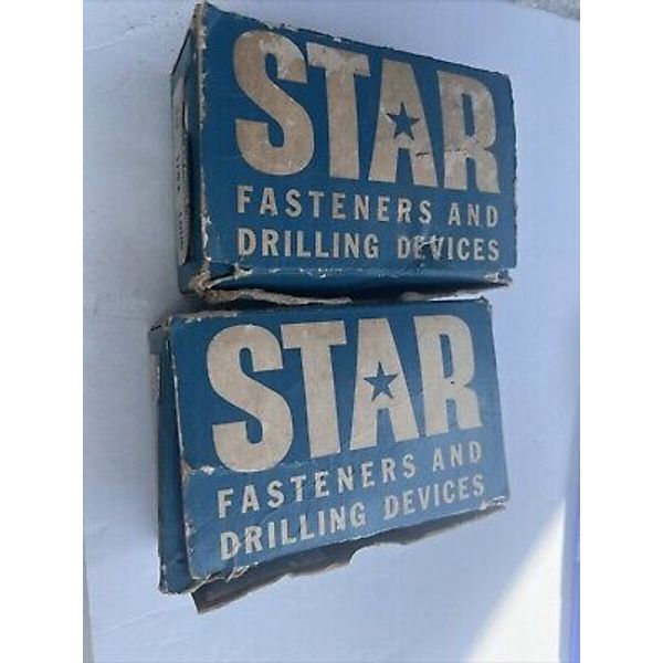 STAR Snapin Toggle Bolts Fasteners Ceilings etc 1/4 42 Pieces. New Old Stock