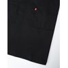 Edwin Apron, Adjustable Back Button, Plain, H-Shaped, Double Sided Pockets, Black, LL, Black