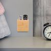 Garneck Wall-Mounted Remote Control Holder, Bamboo, Natural