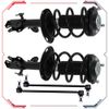Front Struts w/ Coil Spring Assemblies & Sway Bars Kit For 2013-2018 Toyota RAV4