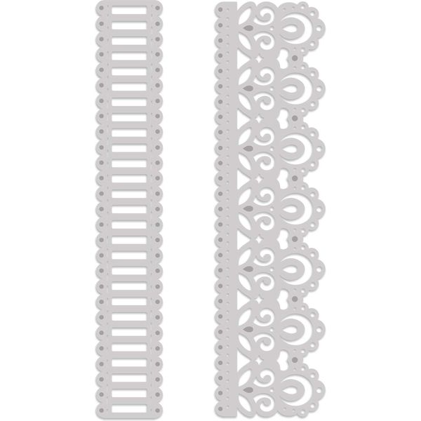 Sweet Dixie SDD455 Cutting Die, Metal, Grey, Large