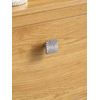 SORWDUERM 2 Pack Brushed Nickel Knobs Square Drawer Pulls Bathroom Dresser Handles Hardware Zinc Alloy