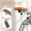 Squat Machine, Ab Workout Equipment, 220Lbs Loading Capacity Rowing Machines for