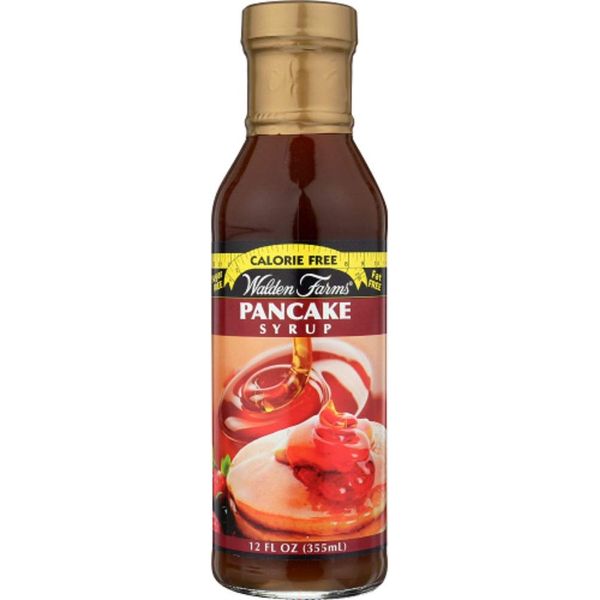 Walden Farms Pancake Syrup 12 oz. (Pack of 4) Sweet Syrup - Near Zero Fat, Sugar and Calorie - For Pancakes, Waffles, French Toast, Ice Cream, Desserts, Snacks, Appetizers and Many More