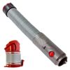 SPARES2GO Main + Short Internal Hose Compatible with Dyson DC50 Vacuum Cleaner (Silver/Red)