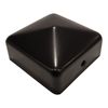 SO-TOOLs® 5 x Pyramid Post Caps Black for 50 Post Pyramid Shape Cover Cap Post Cover