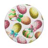Cute Easter Egg Decor Bunny Ears Pattern Spring Aesthetic PopSockets mit austauschbarem PopGrip