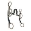 AJ Tack Double Rein Correction Short Shank Bit