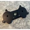 Power Pole Stomp Switch Angled Dual Wedge by  Bass Donkey
