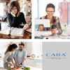 CARA 2 Pack Progressive Multifocus Reading Glasses, Flexible Lightweight TR90 Frame Blue Light Blocking Computer Readers, Workspace for Near Range (C1, 2.75)
