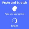 2.5 cm Scratch Off Stickers - Round Circle Silver, Pack of 150