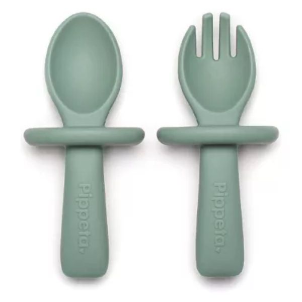 Pippeta My 1st Spoon & Fork Meadow Green