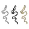 Treuheld® Bauchnabelpiercing-Spange mit Schlange | Farbe: gold