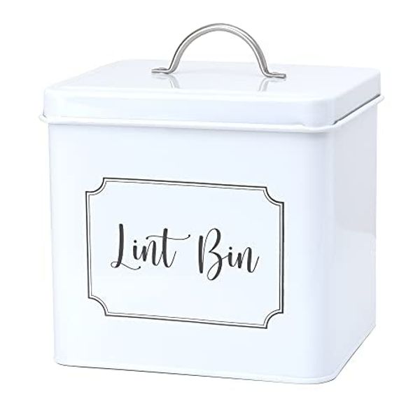 Lint Bin for Laundry Room Modern Laundry Decor and Accessories