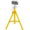 Roller Head Pipe Stand Foldable Tripod 32"-55" Height 12 in Load 2500 lb