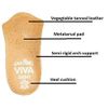 Pedag Viva Mini Orthotic with Semi-Rigid Arch Support, Metatarsal & Heel Pad, Leather, Tan, US M15/EU 48