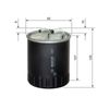 Bosch N4437 - Diesel Filter Car