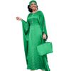 HD Damen Kaftan Formales Abendkleid, grün, Einheitsgröße