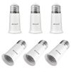 Socket Extender Extension Adapter Max 200W Light Bulb Extender Light Bulb 6 Pcs