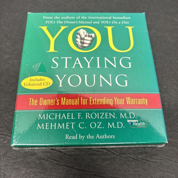 You Staying Young By Mehmet Oz & Michael Roizen MD'S audio cd book NEW Sealed