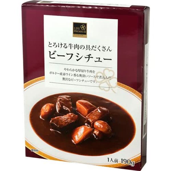 Life Premium Beef Stew with Melting Beef, 6.7 oz (190 g)