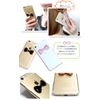 Smartphone Case Clear Ribbon Deco Cover Clear Case Hard Decoration Custom Case , pattern c