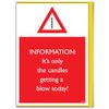 Blow Candles Greeting Card