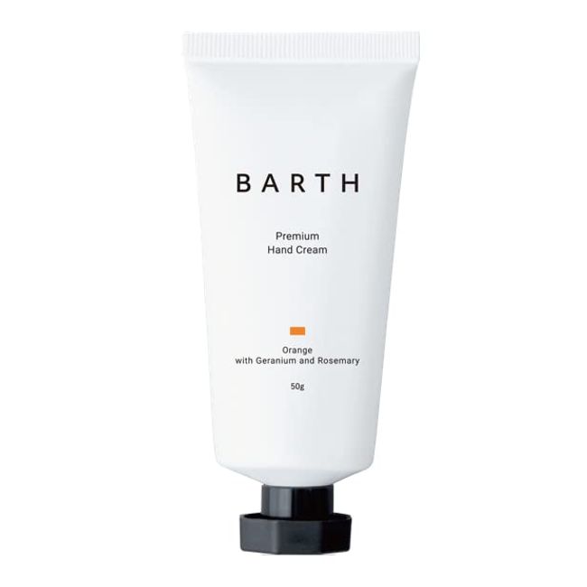 BARTH Premium Hand Cream, Citrus, 1.8 oz (50 g), Hand Care, Skin Care, Men's, Highly Moisturizing, Non-Cling, Panthenol, Citrus Scent