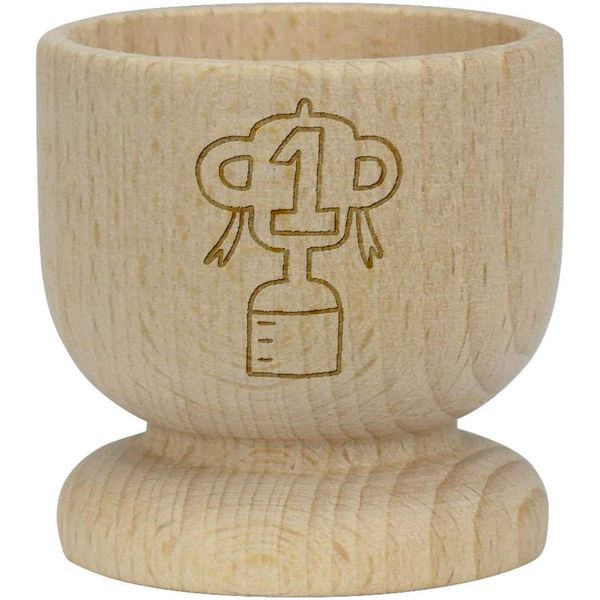 '1st Place Trophy' Wooden Egg Cup (EC00008495)